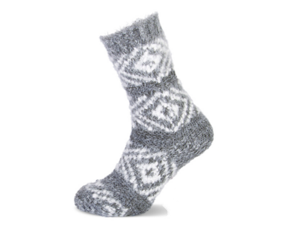 Huissokken soft grijs maat 39-42