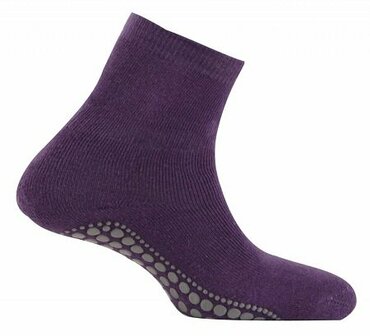 Antislip kindersokjes paars maat 31-34