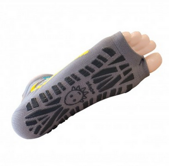 Antislip zwemsokken Sweakers grijs/blauw maat 27-30