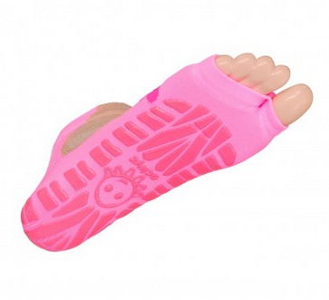 Antislip zwemsokken Sweakers roze flower maat 27-30