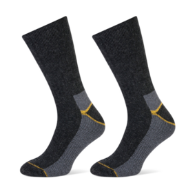 Thermosokken 2-pack maat 47-50 grijs