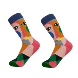 Grappige sokken Picasso  (39-46)